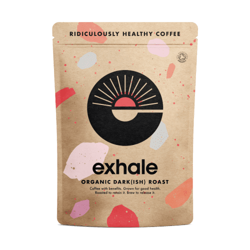 ExhaleHealthyCoffeeOrganicDarkRoastCoffee