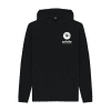 Black Exhale Surf Style Hoodie - Full logo